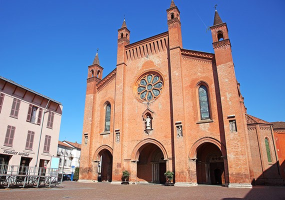 Alba, Cuneo, Italy. Duomo of San Lorenzo (Cathedral)